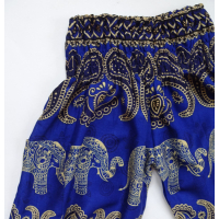 Kinderbroek -  3/4 jaar - Olifantje blauw